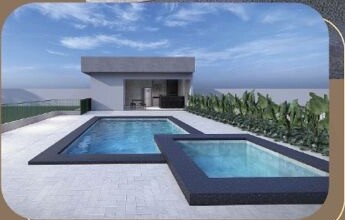 Espaço gourmet com piscina