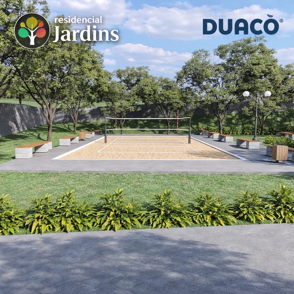 Quadra de areia do Residencial Jardins